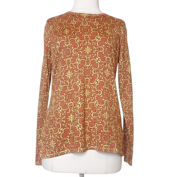 NWOT J McLaughlin ornate metallic button sweater - Picture 1 of 6